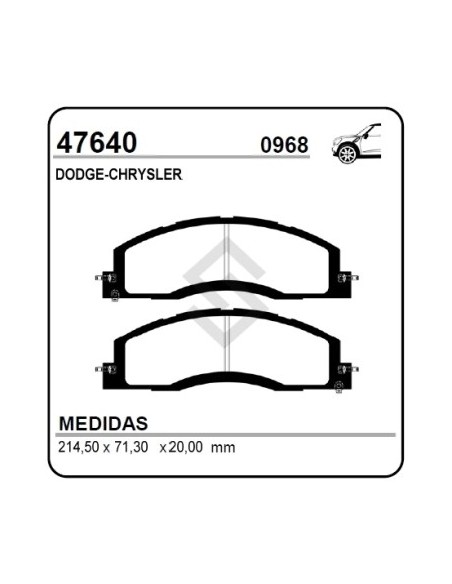 Im Past. Freno Del. Dodge Ram 2500/3500 09/...
