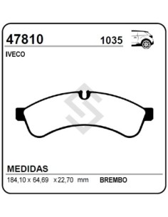 Ft Past. Freno Del. Iveco Daily Iii 60-c15-c18 06/...