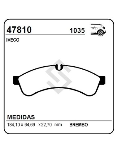 Ft Past. Freno Del. Iveco Daily Iii 60-c15-c18 06/...