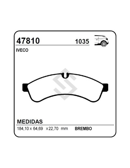 Ft Past. Freno Del. Iveco Daily Iii 60-c15-c18 06/...
