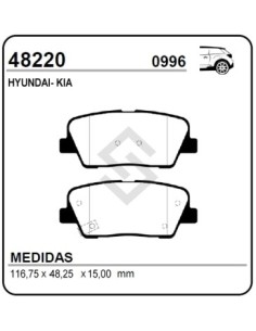 Im Past. Freno Tras. Hyundai Santa Fe 10/... Entourage 07/... Equss 12/... Kia Carnival 07/... Sorento 10/...