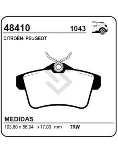 Pg Past. Freno Tras. P.308/508/3008/5008 - 10/... - Sist Trw