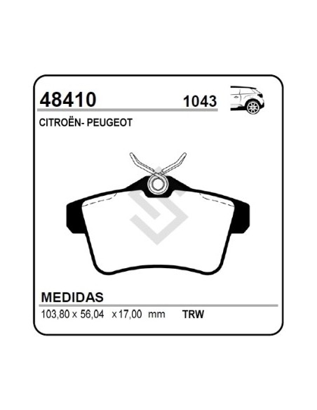 Pg Past. Freno Tras. P.308/508/3008/5008 - 10/... - Sist Trw