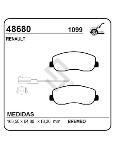 Rt Past.freno Del. Master 10/... - Sensor Elec. - 120mm