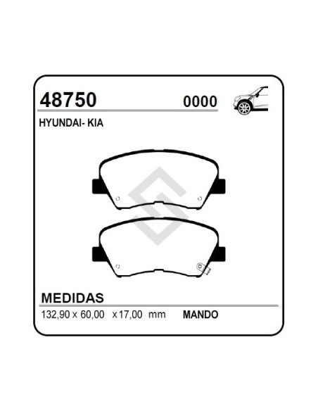 Im Past. Freno Del. Hyundai I30 13/... Santa Fe 4x4 13/... Sorento 11/... Hb20 12/... Elantra 11/13 - Veloster 12/... Kia New