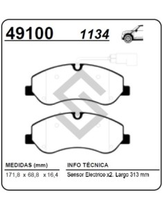 Fd Past. Freno Del. Transit Connect Vi 2.0/2.2 Tdci 13/...