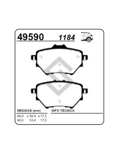 Pg Past. Freno Tras. P.308/408 14/... 3008 16/... C4 Ii / C4 Picasso 13/...