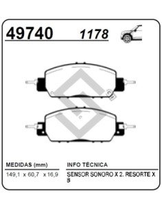Im Past. Freno Del. Honda Civic 1.5 16/... Civic 2.0 17/...