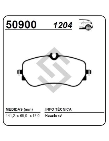 Vw Past. Freno Tras. Amarok V6 3.0 16/... Crafter Ii 2.0 16/...