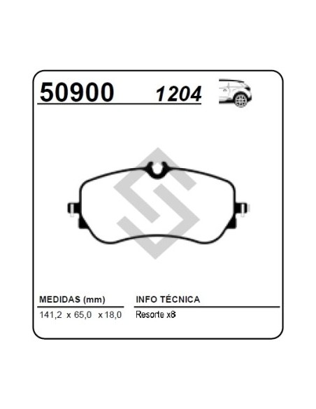 Vw Past. Freno Tras. Amarok V6 3.0 16/... Crafter Ii 2.0 16/...