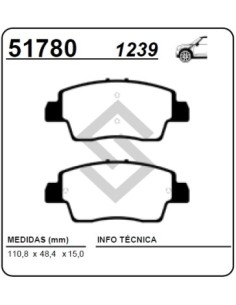 Rt Past. Freno Del. Kwid 1.0 Outsider 19/...