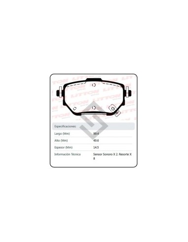 Im Past. Freno Tras. Toyota Corolla Cross 20/...