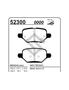 Ch Past.freno Tras. Tracker 20/...