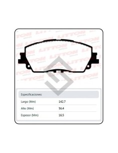 Im Past. Freno Del. Corolla Cross 22/... Rav4 2.5 19/...