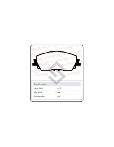 Im Past. Freno Del. Corolla Cross 22/... Rav4 2.5 19/...
