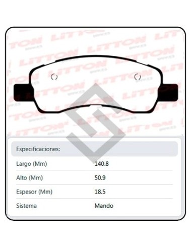Ft Past. Freno Del. Pulse / Argo / Cronos 1.3 22/...
