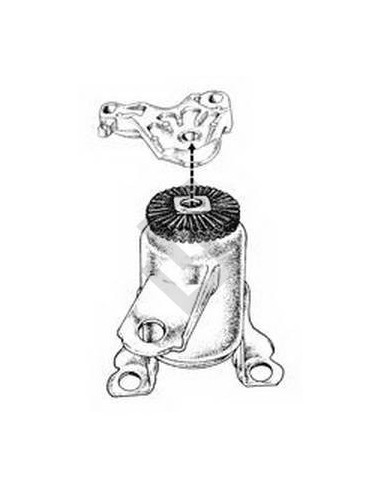 Fd Soporte Motor Der. Fiesta Kinetic 1.6 Naftero Linea Nueva (elastomerico)