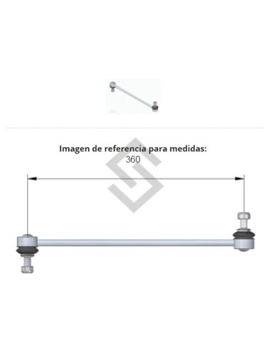 Im Bieleta Del. Der/izq. Corolla 08/... Rav4 06/... - Rm 12x1.5 - L360mm